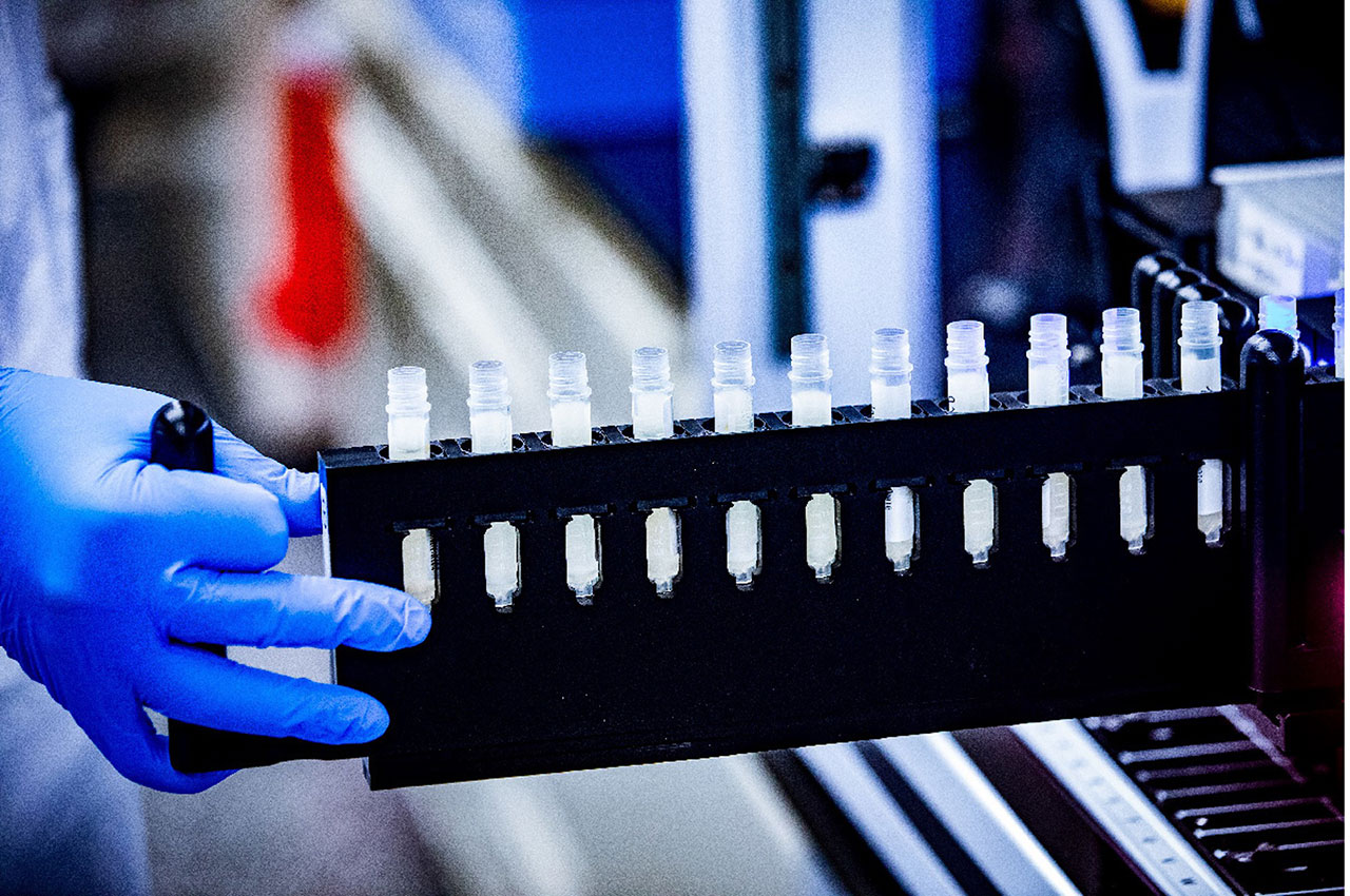 Test tubes in a lab